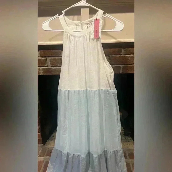 Andre by Unit Colorblock Halter Maxi Dress - Large (NWT) - Picture 10 of 11